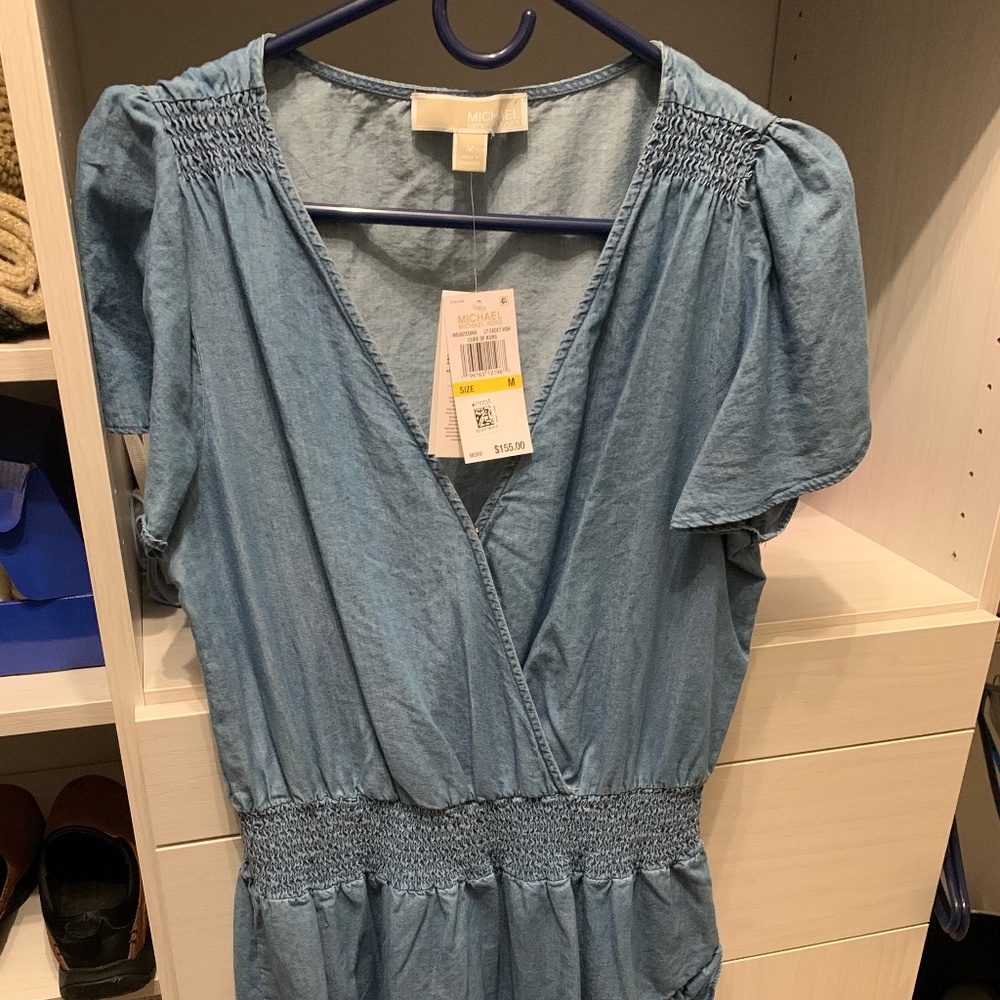 Jean dress junior sz M